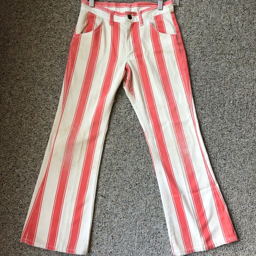 Authentic Vintage Striped Bell Bottoms by Lee